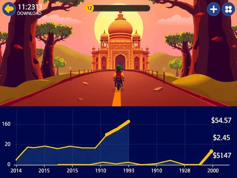 Nirvana Nut Racer download statistics graph in India
